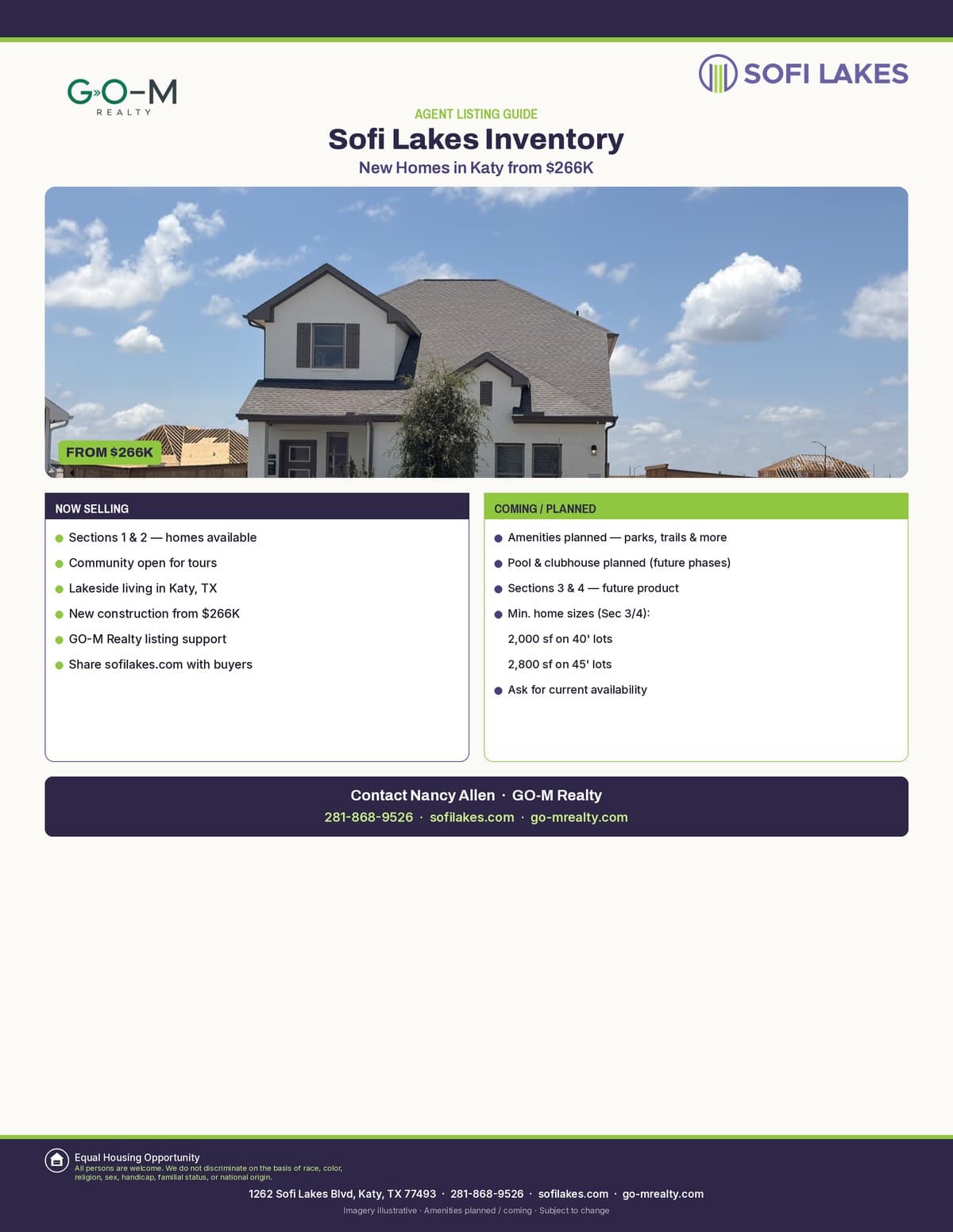 Agent Listing Guide — Inventory agent flyer preview